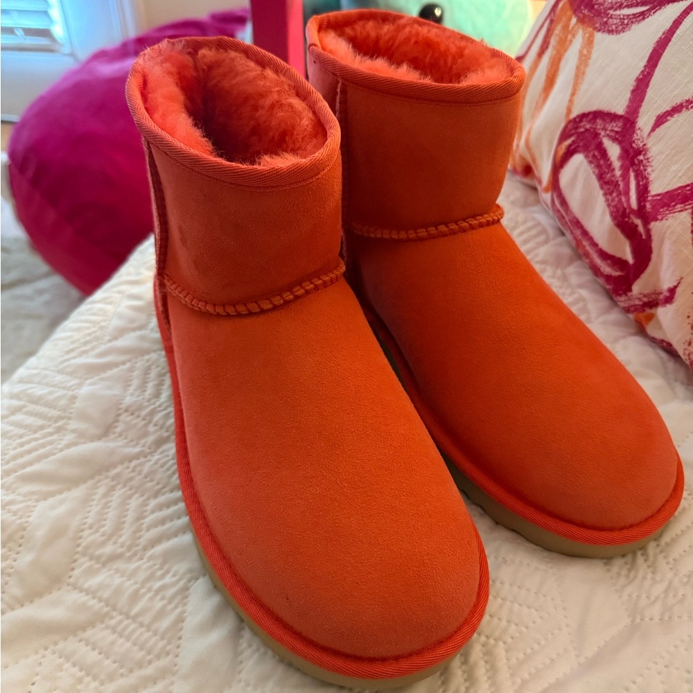 UGG Short Fleece-Lined Boots